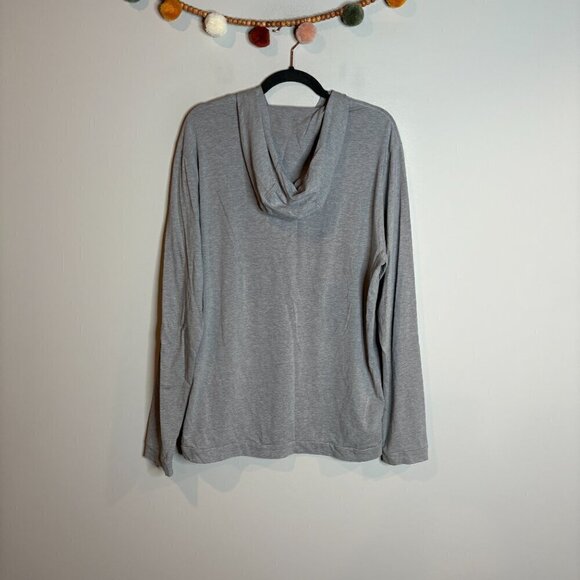 Rhone grey hooded pullover top - Picture 3 of 3
